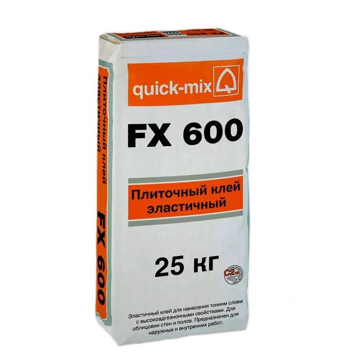 FX 600 Quick-Mix плиточный клей, эластичный