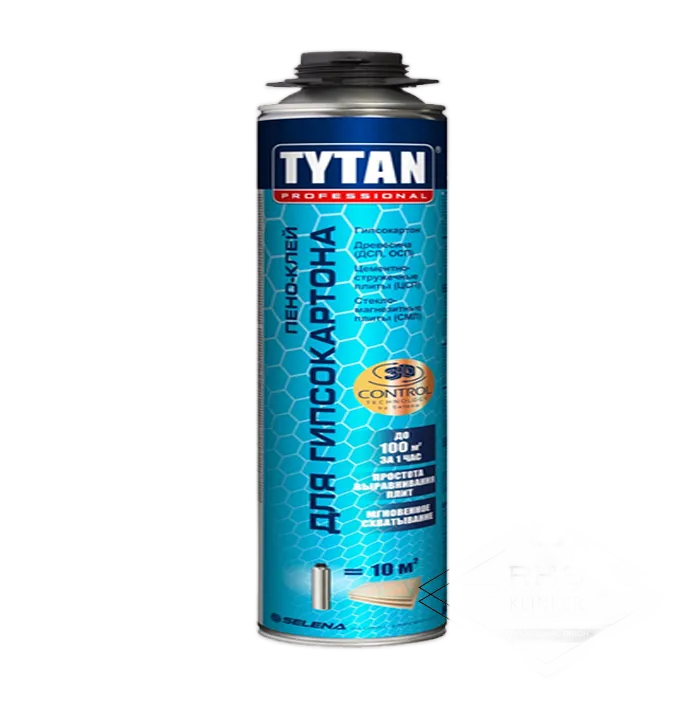 Пено-клей для гипсокартона TYTAN Professional, 840 мл